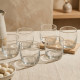 Glass Cup Set - 6 Pcs